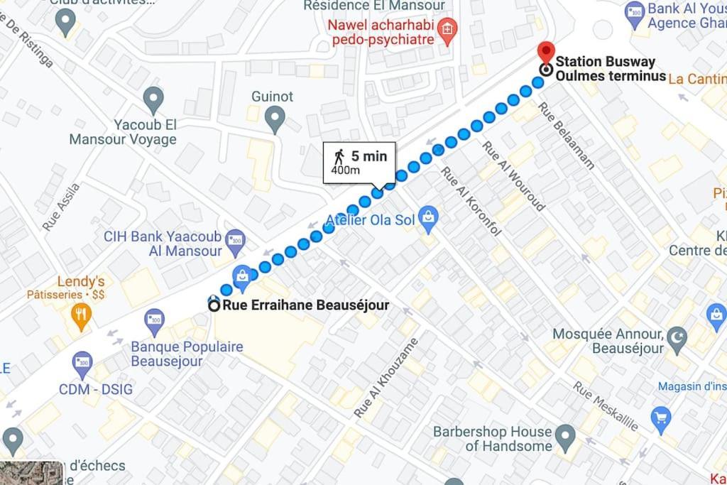 A 2 Minutes De Casa Finance City, Appartement Avec 2 Chambres Καζαμπλάνκα Εξωτερικό φωτογραφία